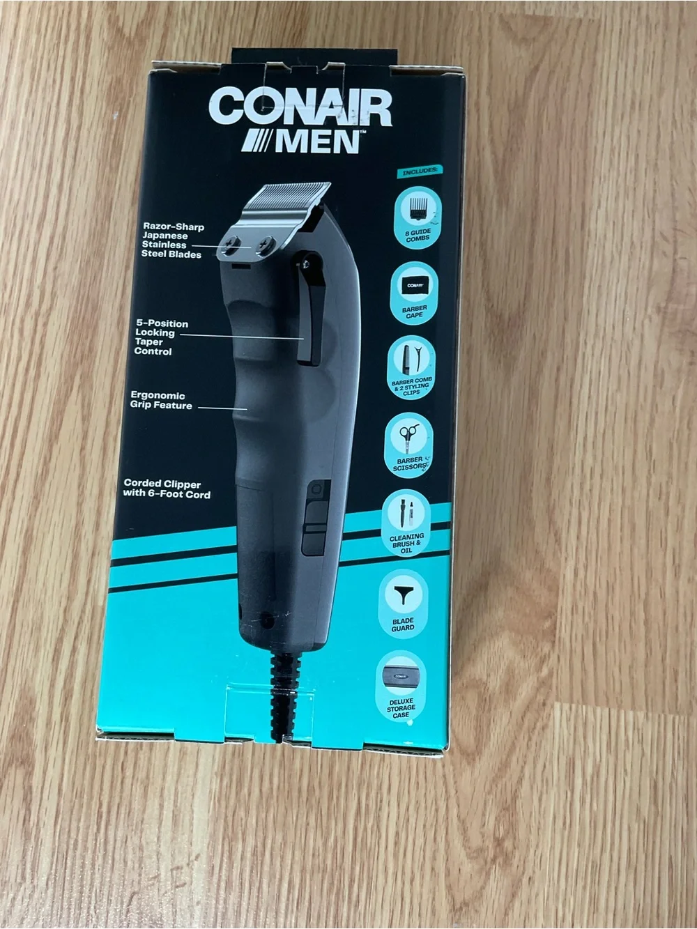 Conair Men Custom Cut Corded Clipper - Black